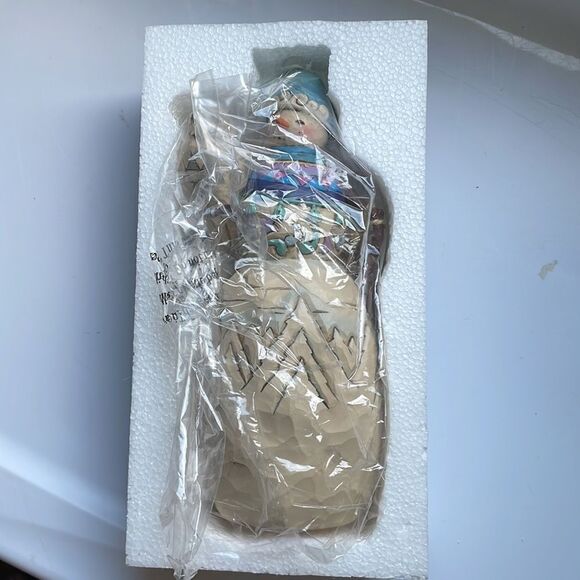 New in box Jim Shore 2013 Have A Hoot This Winter Snowman with Owl Figurine - Picture 5 of 6